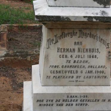 NIENHUIS Herman 1868-1900