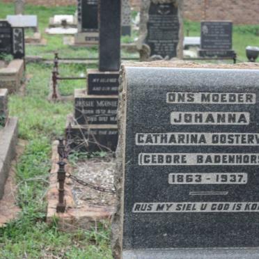 OOSTERVEEN Johanna Catharina nee BADENHORST 1863-1937