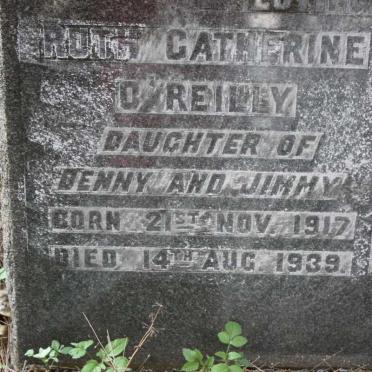 O'REILLY James 1856-1939 :: O'REILLY Ruth Catherine 1917-1938