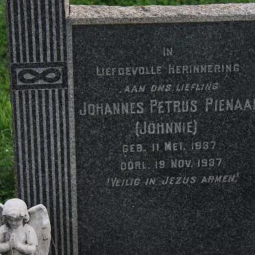 PIENAAR Johannes Petrus 1937-1937