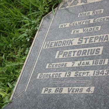 PRETORIUS Hendrik Stephanus 1881-1943