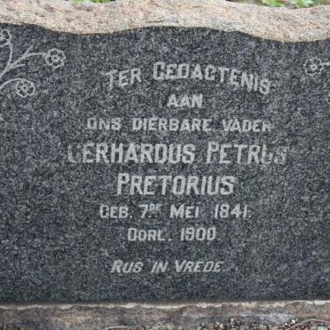 PRETORIUS Gerhardus Petrus 1841-1900