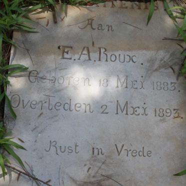 ROUX E.A. 1883-1893