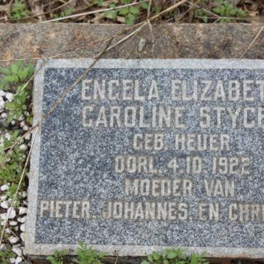 STYGER Engela Elizabeth Caroline nee HEUER -1922