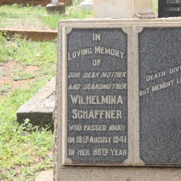 SCHAFFNER Wilhelmina -1941