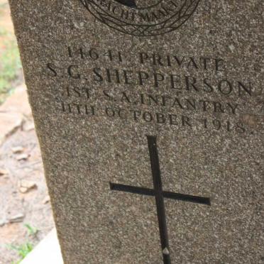 SHEPPERSON S.G. -1918