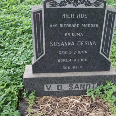 SANDT Susanna Gesina, v.d. 1890-1968