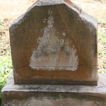 WEDDERBURN Philip Claud -1895