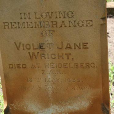 WRIGHT Violet Jane -1835