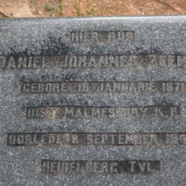 ZEEMAN Daniel Johannes 1871-1945