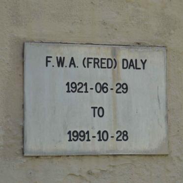 DALY F.W.A. 1921-1991