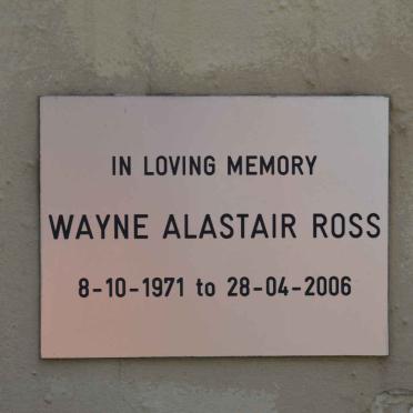 ROSS Wayne Alastair 1971-2006