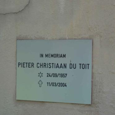 TOIT Pieter Christiaan, du 1957-2004