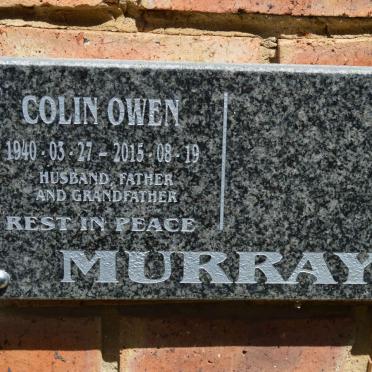 MURRAY Colin Owen 1940-2015