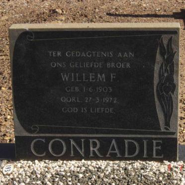 CONRADIE Willem F. 1903-1972