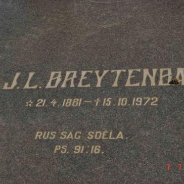 BREYTENBACH J.J.L. 1881-1972