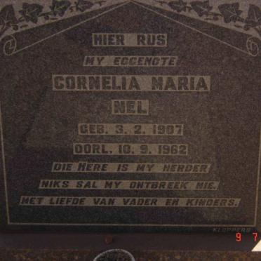 NEL Cornelia Maria 1907-1962