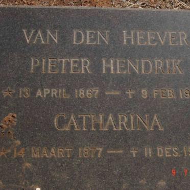 HEEVER Pieter Hendrik, van den 1867-1944 &amp; Catharina DU TOIT 1877-1964