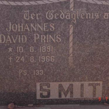 SMIT Johannes David Prins 1891-1966