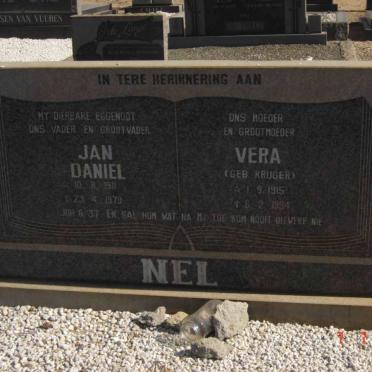 NEL Jan Daniel 1911-1979 &amp; Vera KRUGER 1915-1994