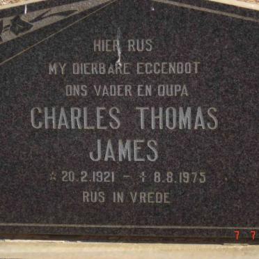 JAMES Charles Thomas 1921-1975