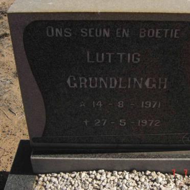 GRUNDLINGH Luttig 1971-1972