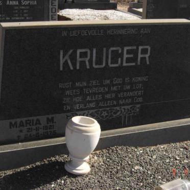 KRUGER Maria M. 1921-1975