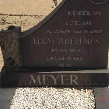 MEYER Lucas Wilhelmus 1945-1965