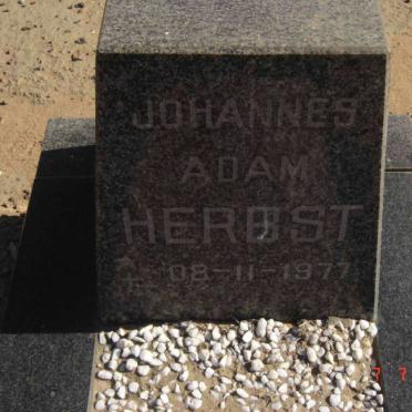 HERBST Johannes Adam 1977-1977