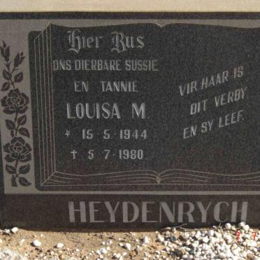 HEYDENRYCH Louisa M. 1944-1980