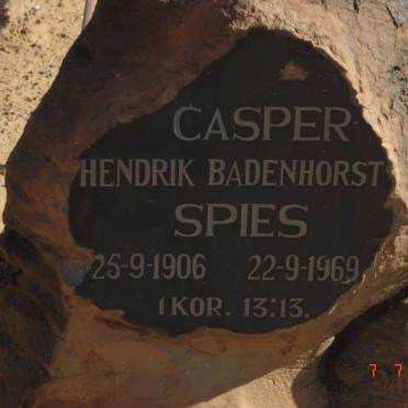 SPIES Casper Hendrik Badenhorst 1906-1969