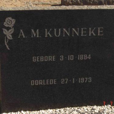 KUNNEKE A.M. 1884-1973