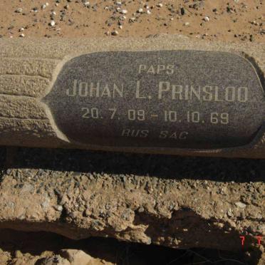 PRINSLOO Johan L. 1909-1969