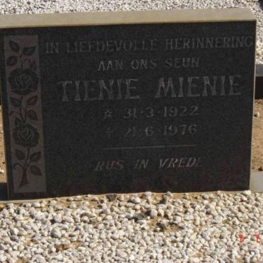 MIENIE Tienie 1922-1976