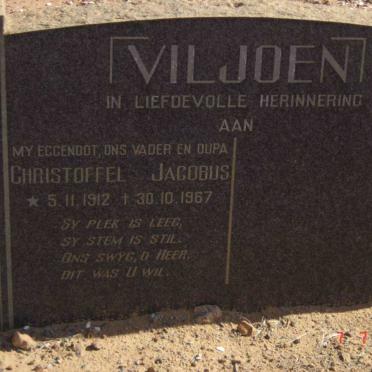 VILJOEN Christoffel Jacobus 1912-1967