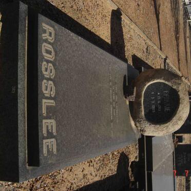 ROSSLEE Frikkie 1913-1989