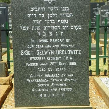 ORELOWITZ Selwyn -1969