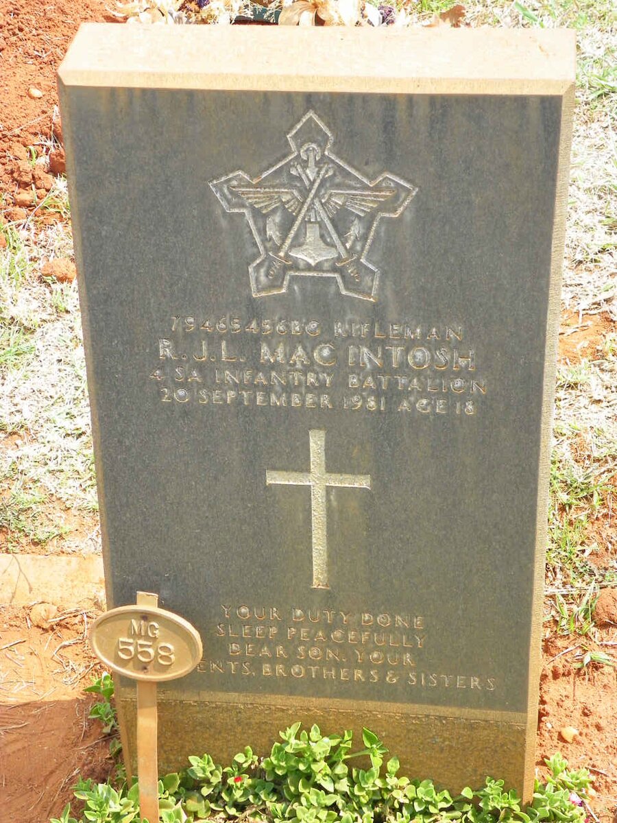 MACINTOSH R.J.L. -1981