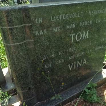 ? Tom 1927-1983 &amp; Vina 1929-