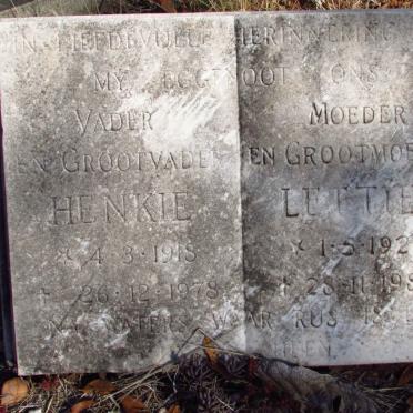 ? Henkie 1918-1978 &amp; Lettie 1920-1980