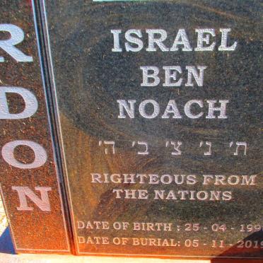 ?RDON Israel Ben Noach 1990-2019