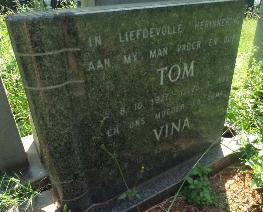 ? Tom 1927-1983 &amp; Vina 1929-