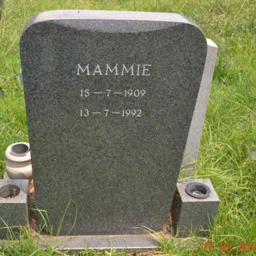 ? Mammie 1909-1992