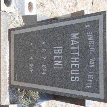 ? Mattheus 1924-1976