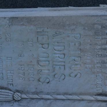 ? Petrus Andries Herodus 1930-1978