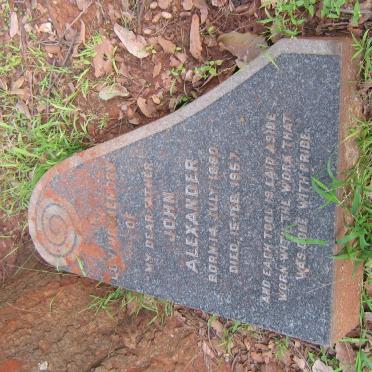 ? John Alexander 1880-1957