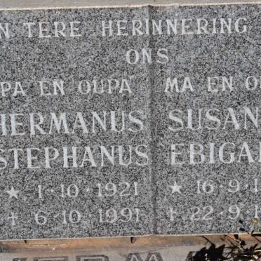 ? Hermanus Stephanus 1921-1991 &amp; Susanna Ebigael 1919-1978