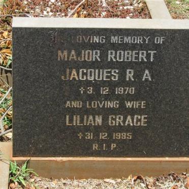 ? Robert Jacques R.A. -1970 &amp; Lilian Grace -1985