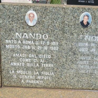 ? Nando 1911-1982 &amp; Norma 1916-1997