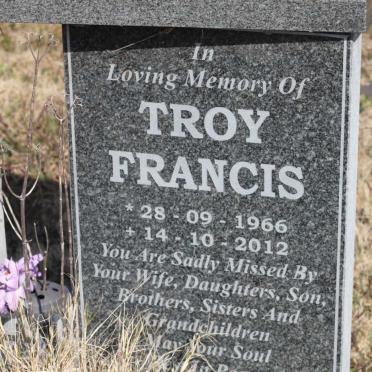? Troy Francis 1966-2012
